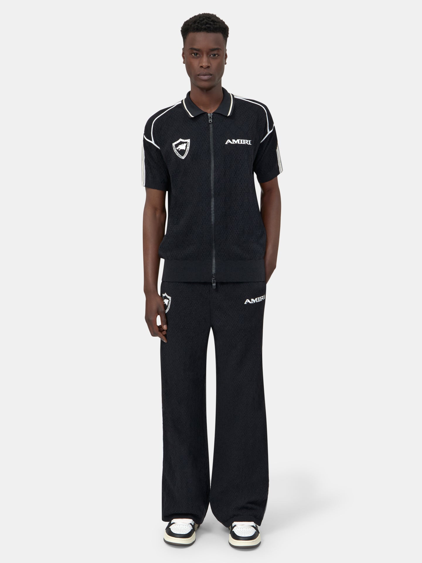 AMIRI SPORT ZIP SHIRT - Black - AMIRI