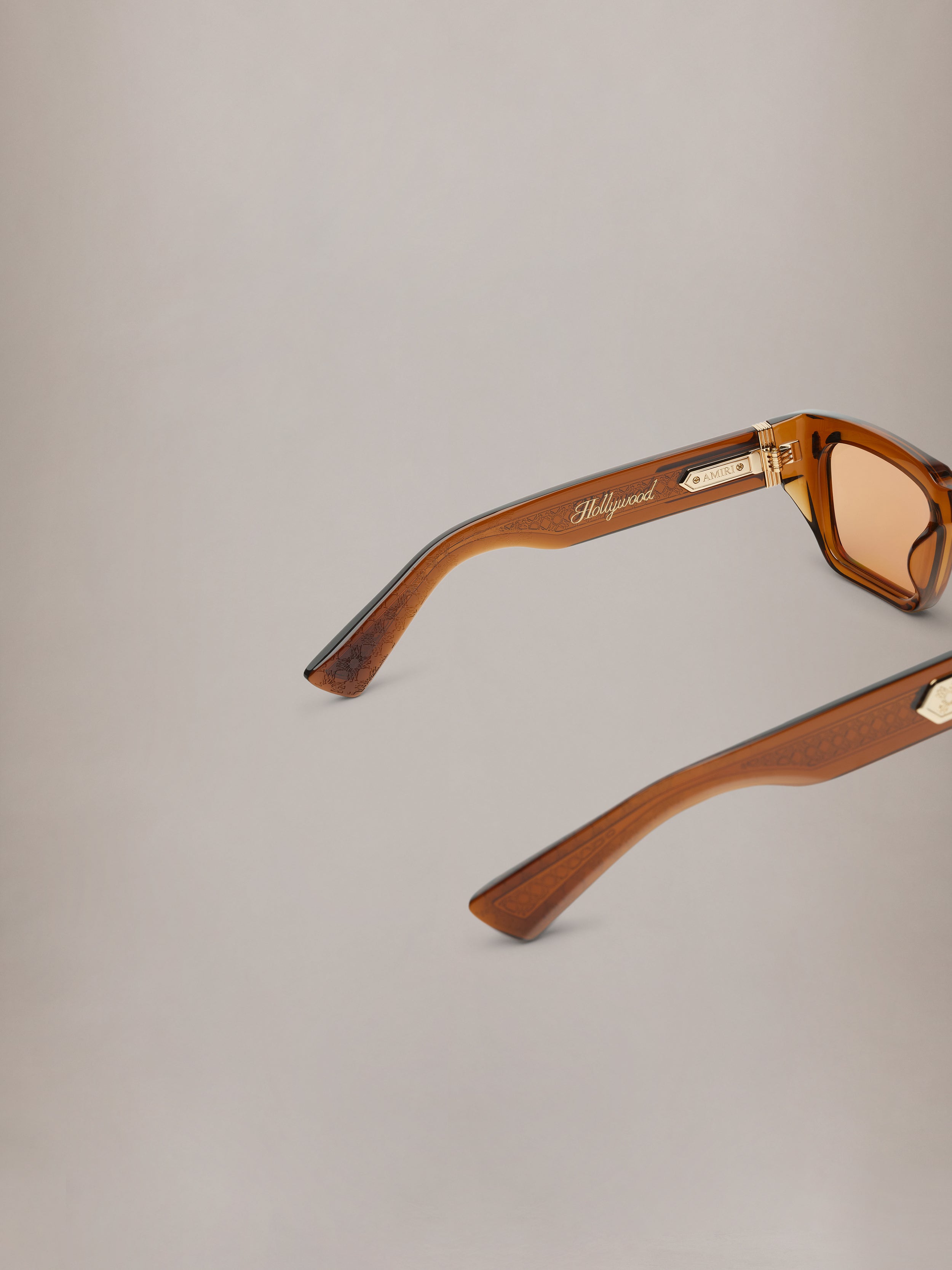 HOLLYWOOD SUNGLASSES - Brown – AMIRI