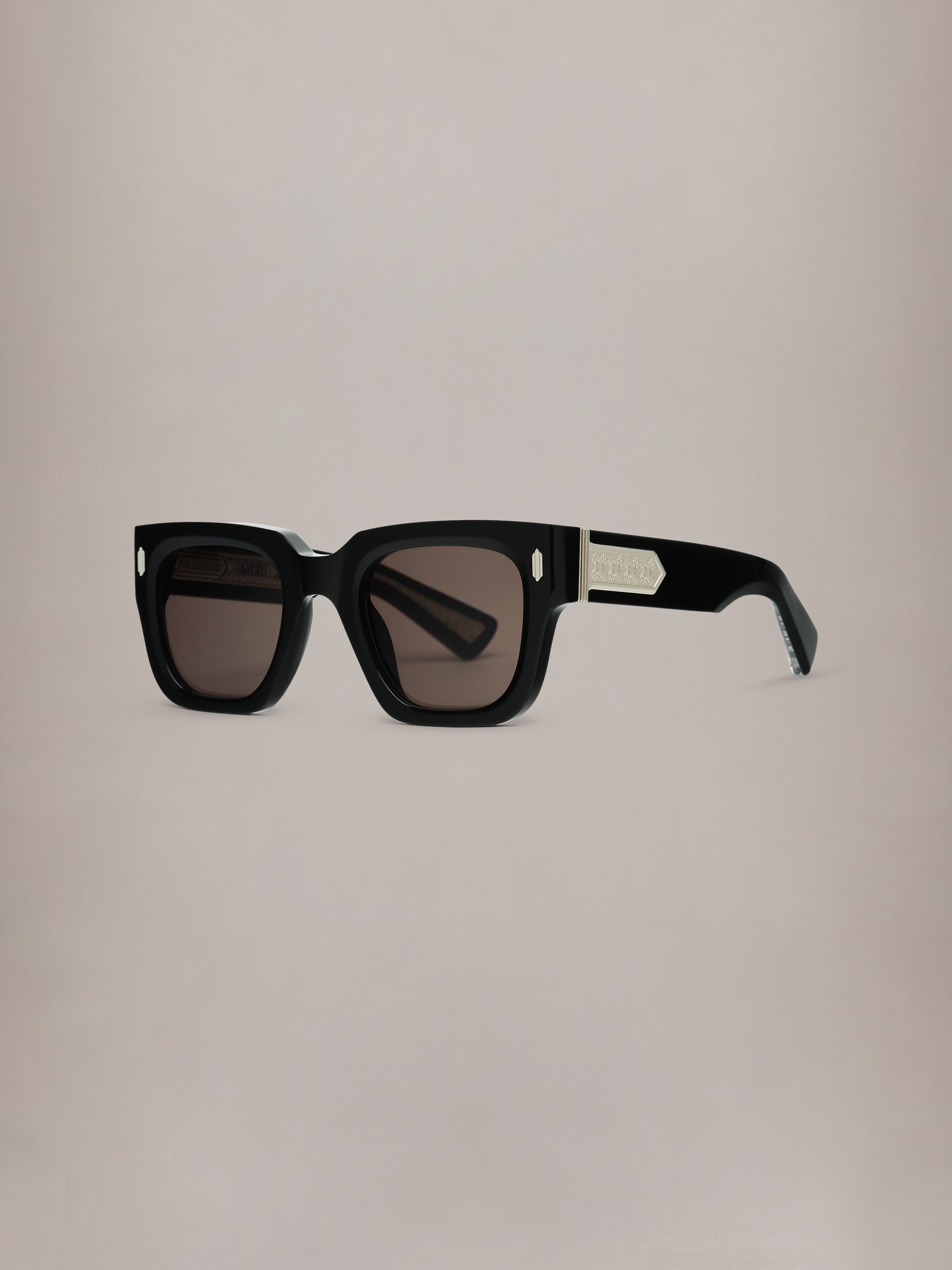 MULHOLLAND SUNGLASSES - Black Silver – AMIRI