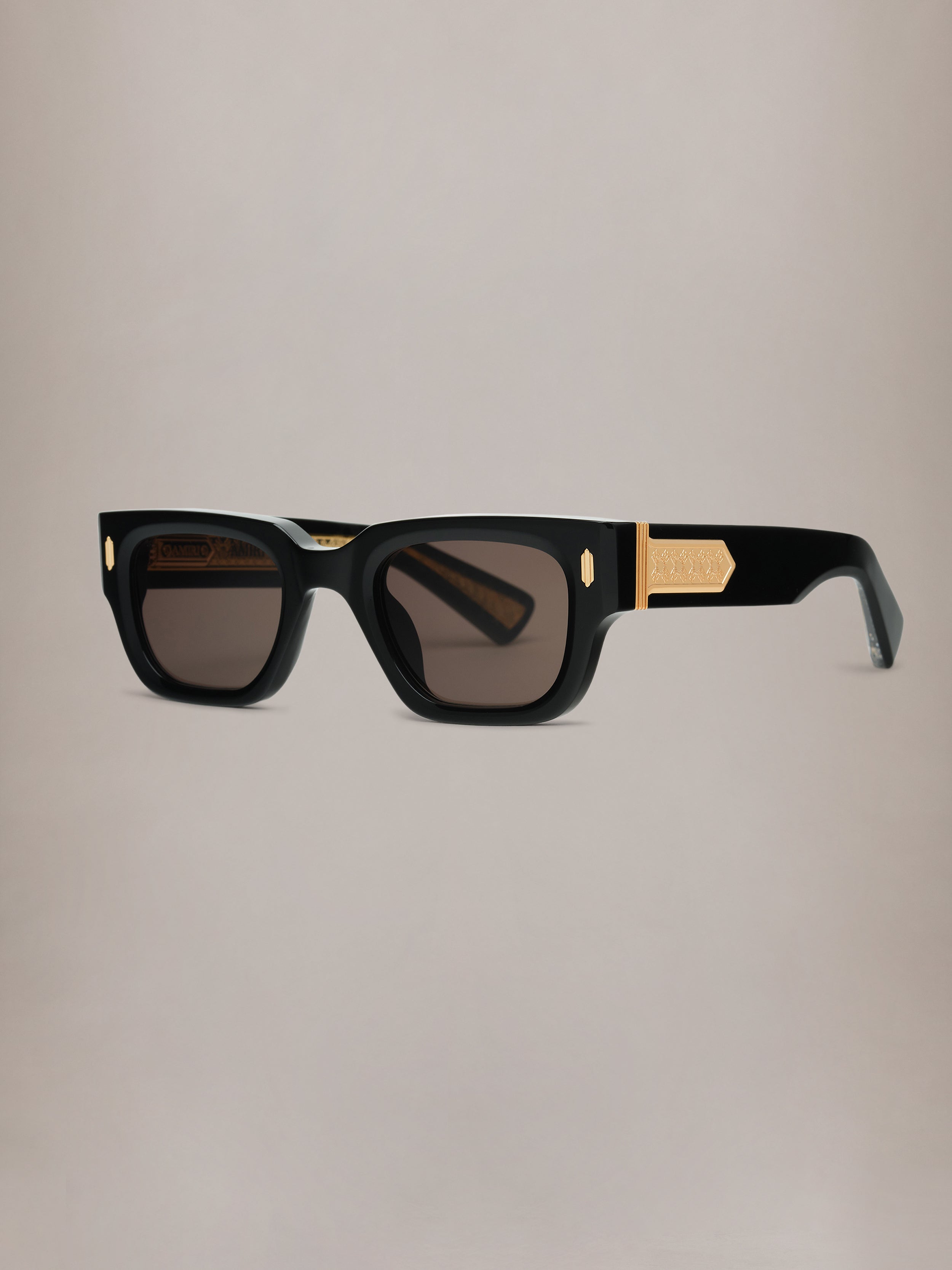 MULHOLLAND SUNGLASSES - Black Gold – AMIRI