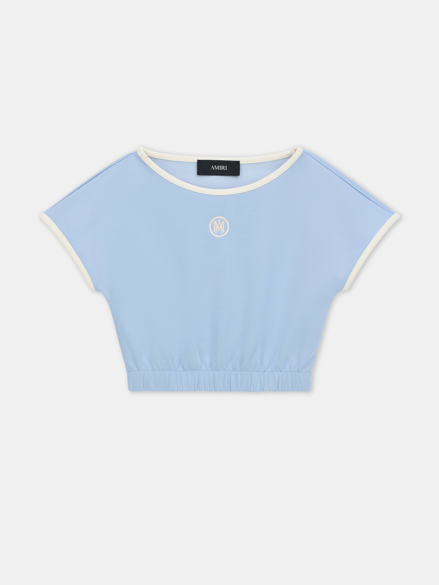 KIDS - KIDS' ROUND MA SHORT SLEEVE TOP - Skyline Blue - AMIRI