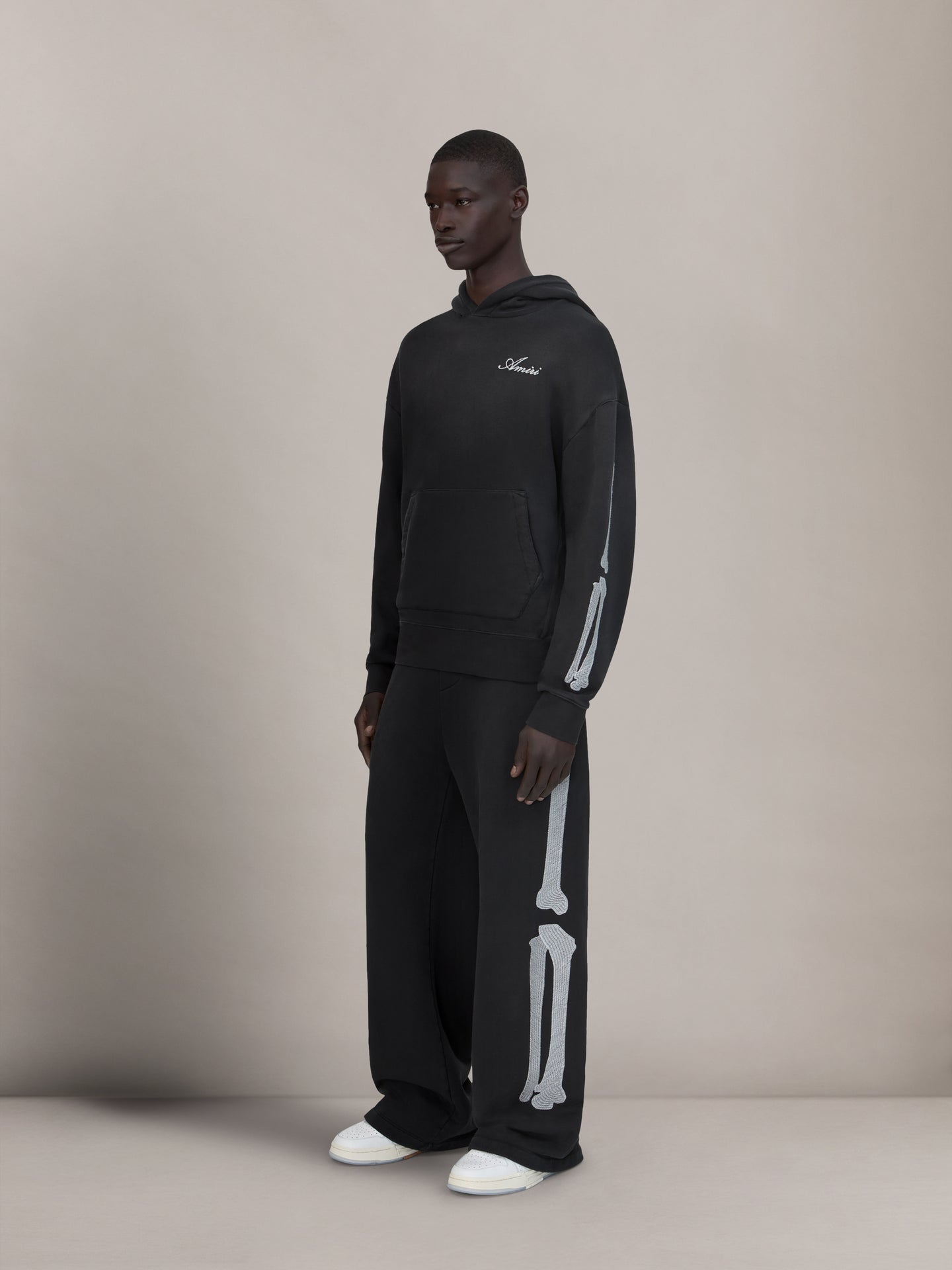 BONES OVERSIZED SWEATPANT - Black - AMIRI