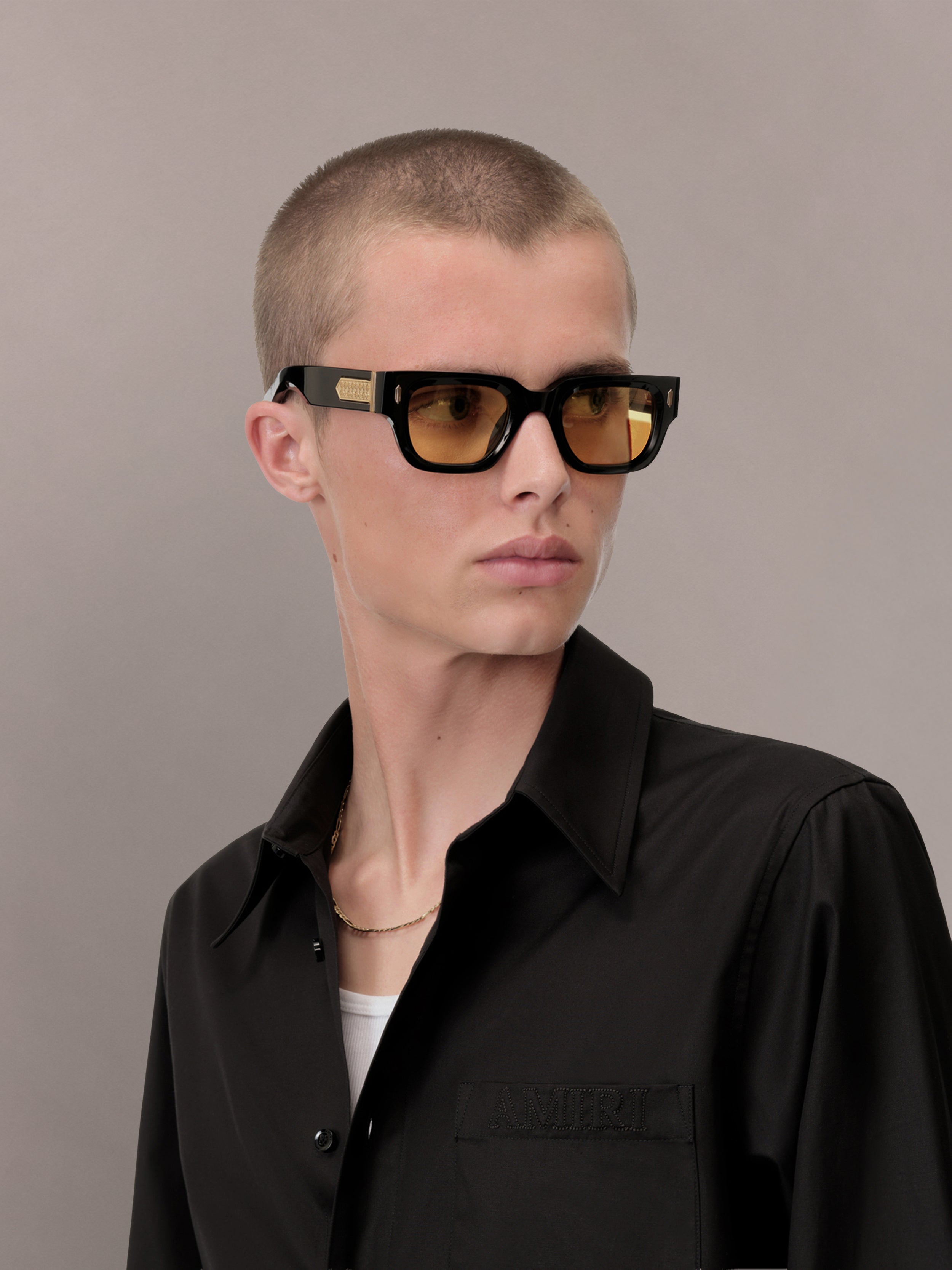 VENICE SUNGLASSES - Black Yellow – AMIRI