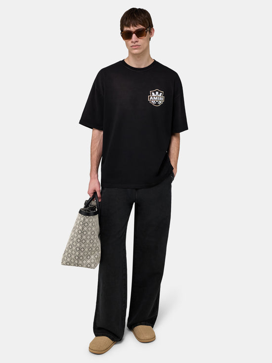 SCRIPT LINEN GD CASUAL PANT - Black - AMIRI
