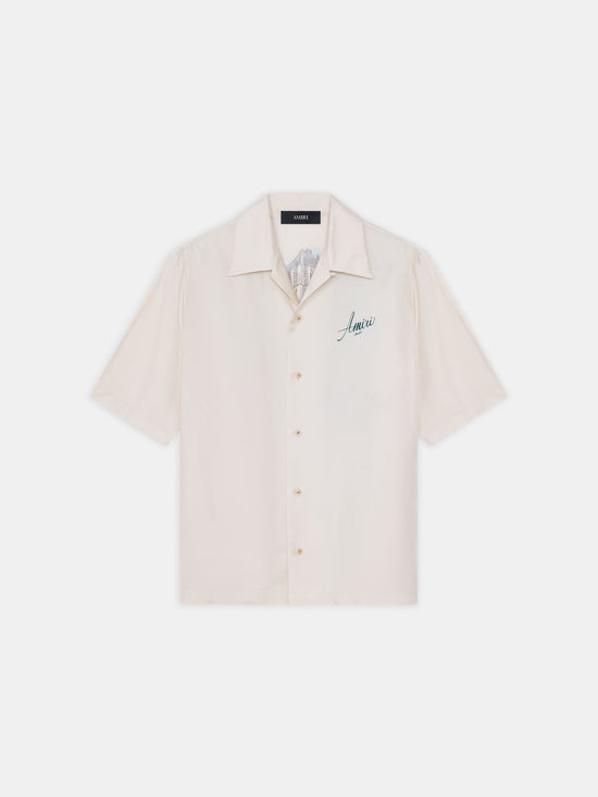 AMIRI HOTEL BOWLING SHIRT - ALABASTER - AMIRI