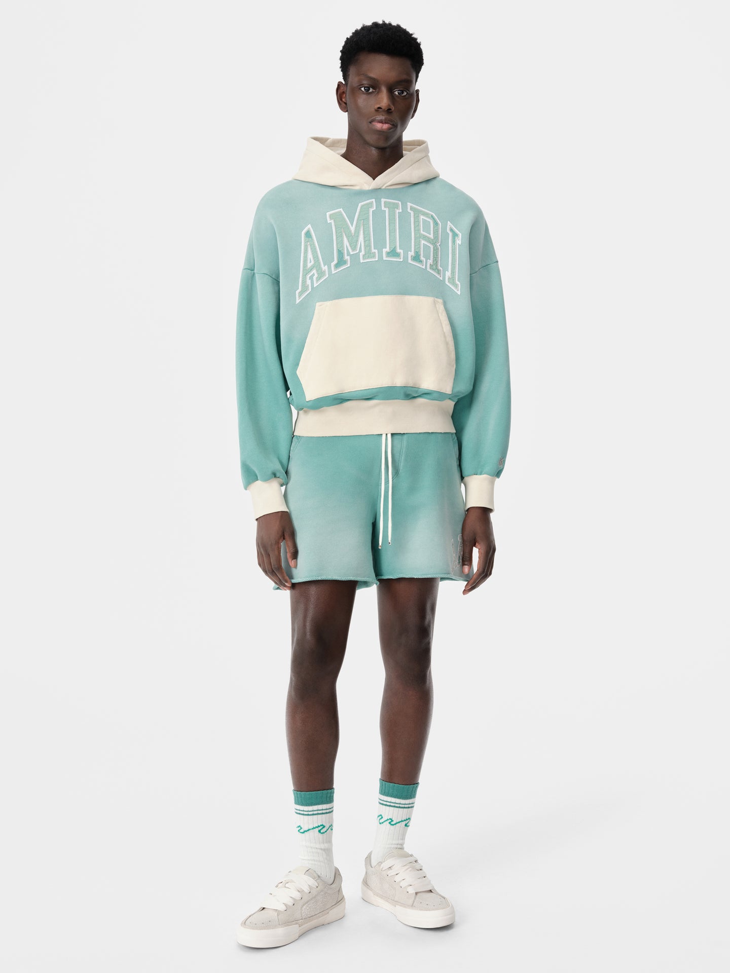 AMIRI VINTAGE OVERSIZED HOODIE - Sea Blue