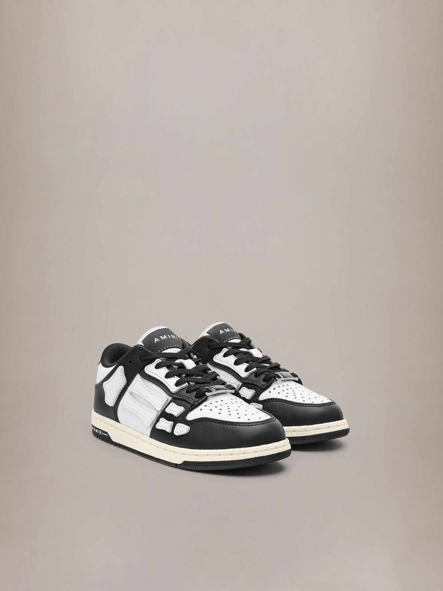 KIDS - KIDS' SKEL-TOP LOW TODDLER - BLACK WHITE - AMIRI