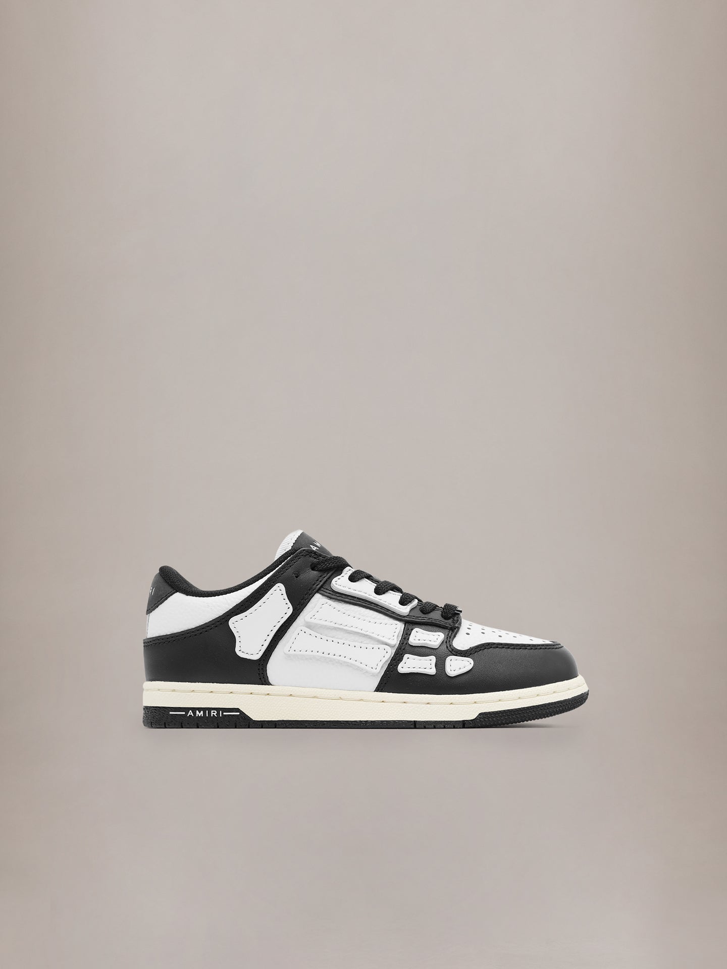 KIDS - KIDS' SKEL-TOP LOW - BLACK WHITE - AMIRI