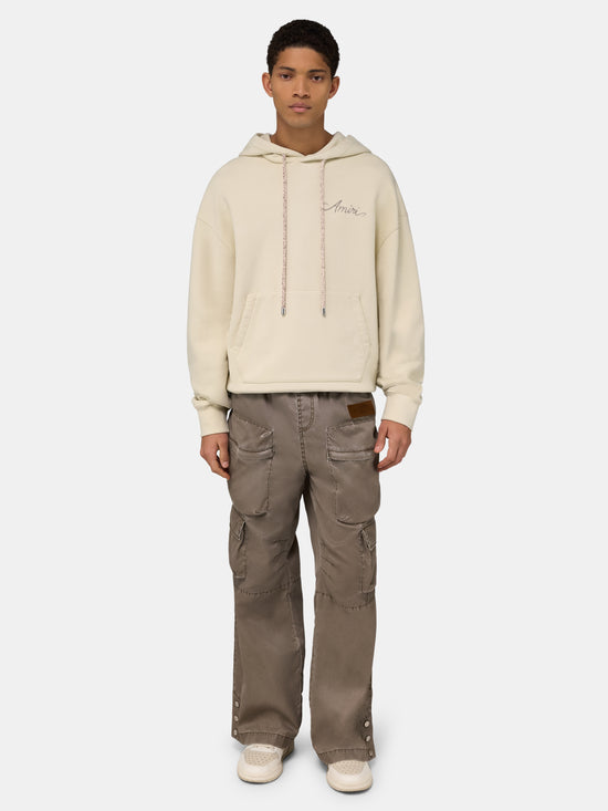 MA QUAD CHECKERBOARD HOODIE - Alabaster - AMIRI