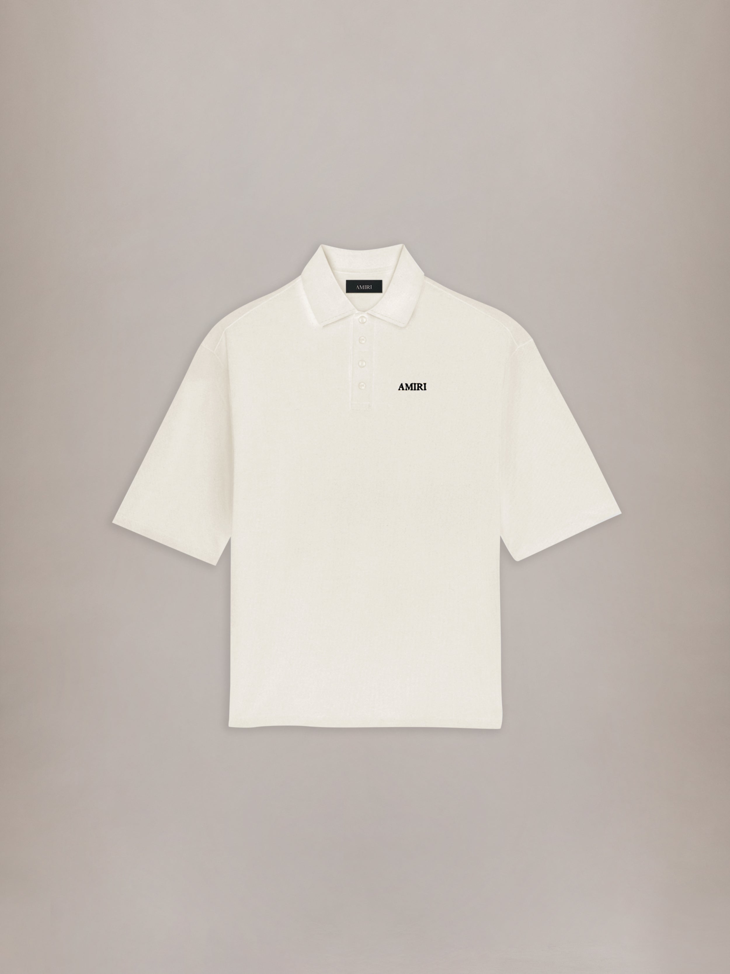 AMIRI CROCHET MESH SHIRT - Ivory