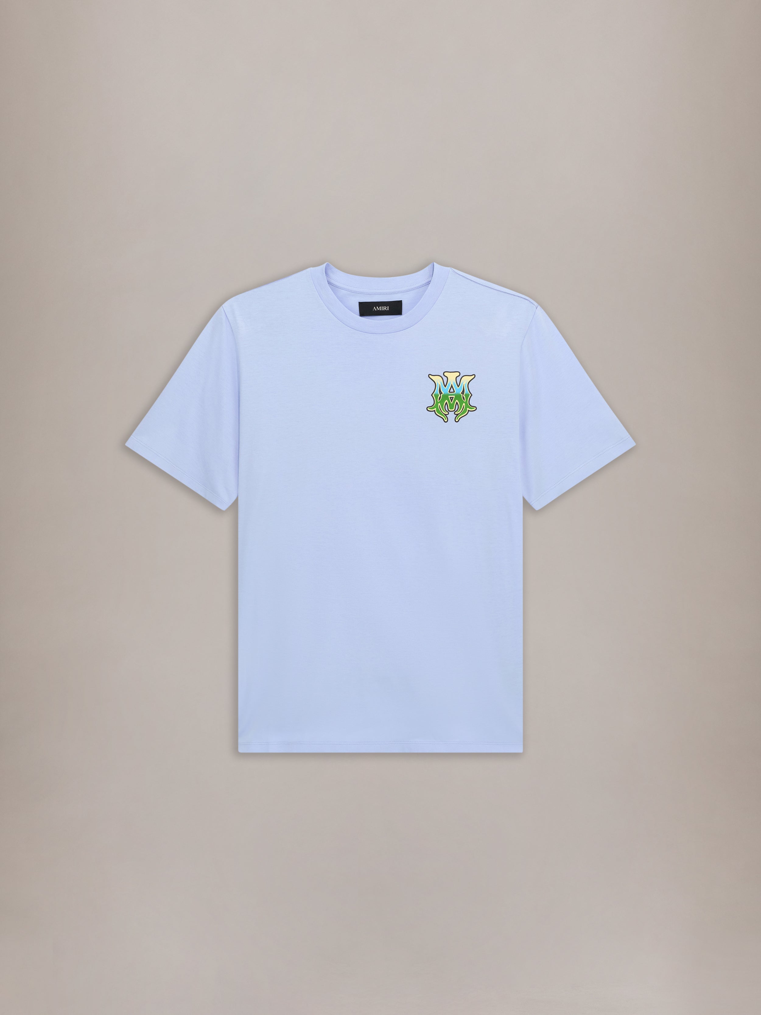 AMIRI SCRIPT TEE - Skyline Blue