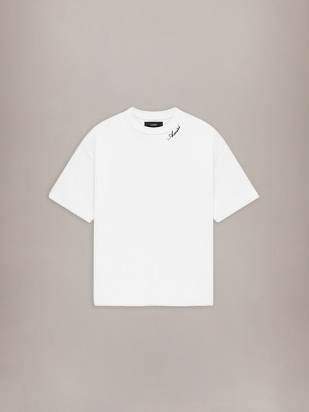 AMIRI SCRIPT TEE - White