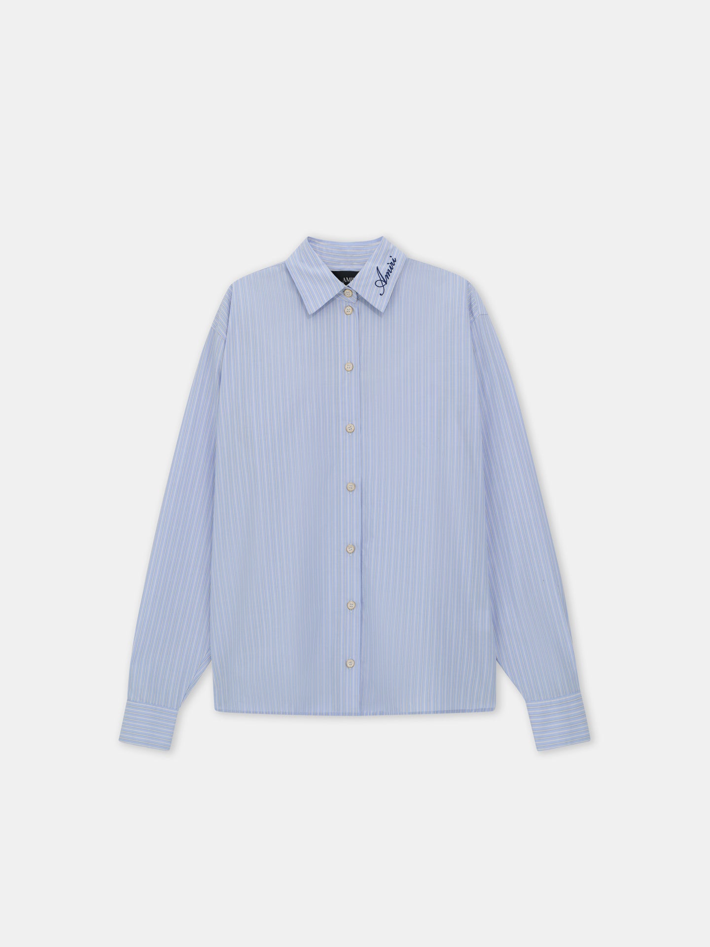 WOMEN - WOMEN'S STRIPED SHIRT - Ashley Blue - AMIRI