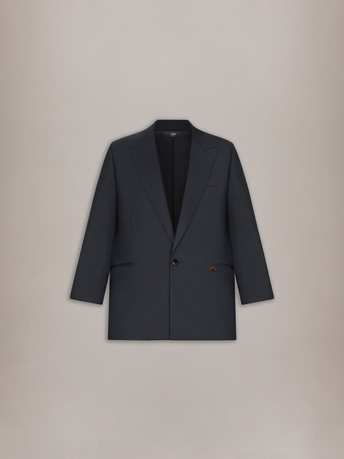 SINGLE-BREASTED TUXEDO JACKET - BLACK - AMIRI