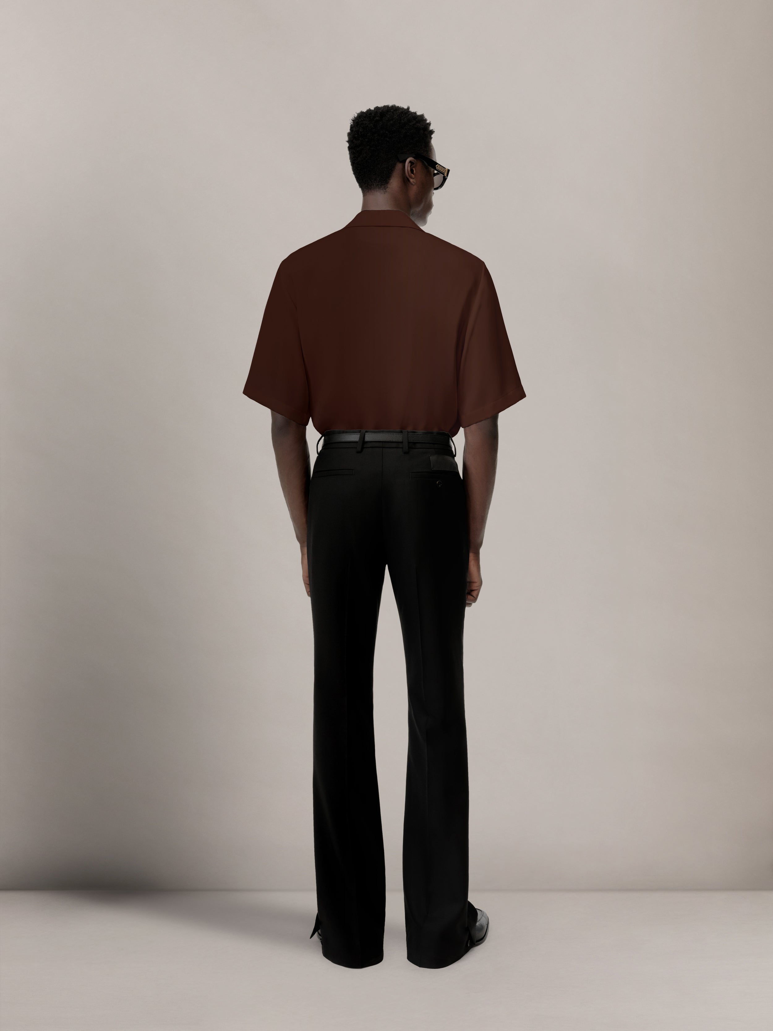 AMIRI CAMP SHIRT - Chocolate