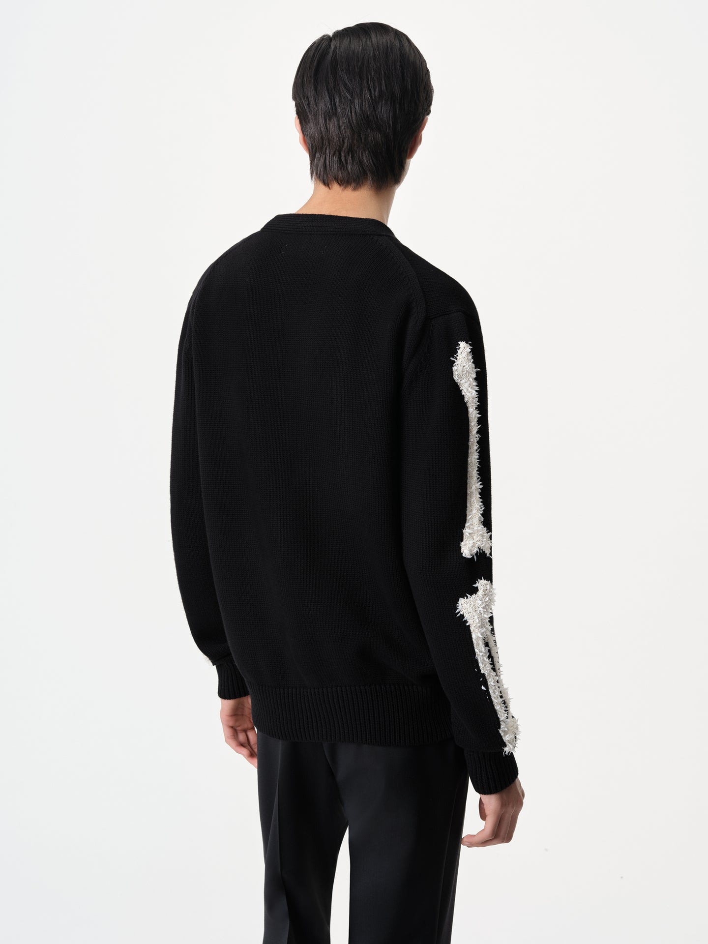 BONES CARDIGAN - Black