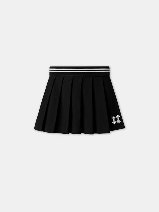 WOMEN - WOMEN'S MA QUAD PLEATED MINI SKIRT - Black