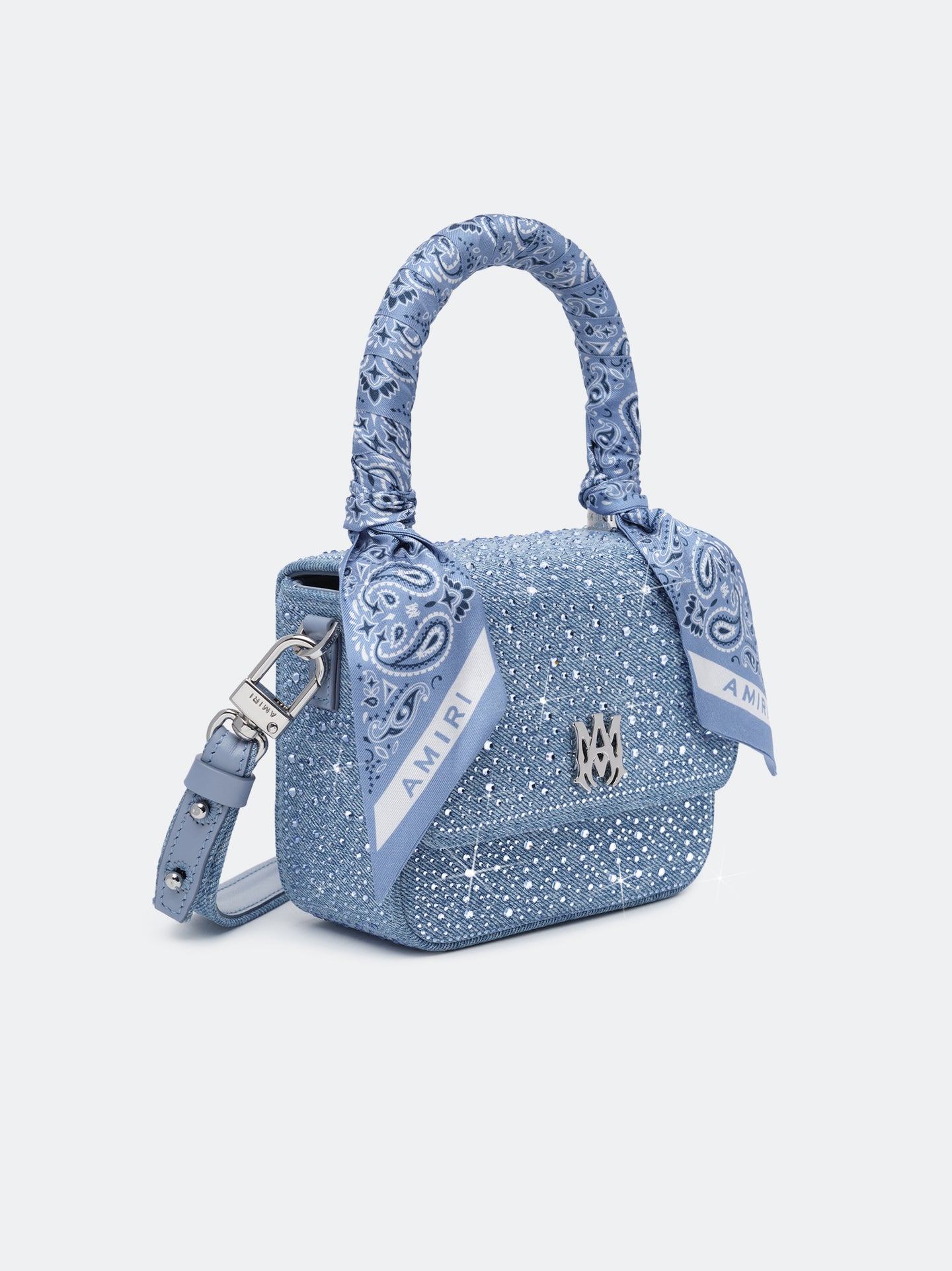 WOMEN - CRYSTAL DENIM MICRO MA BAG - True Blue