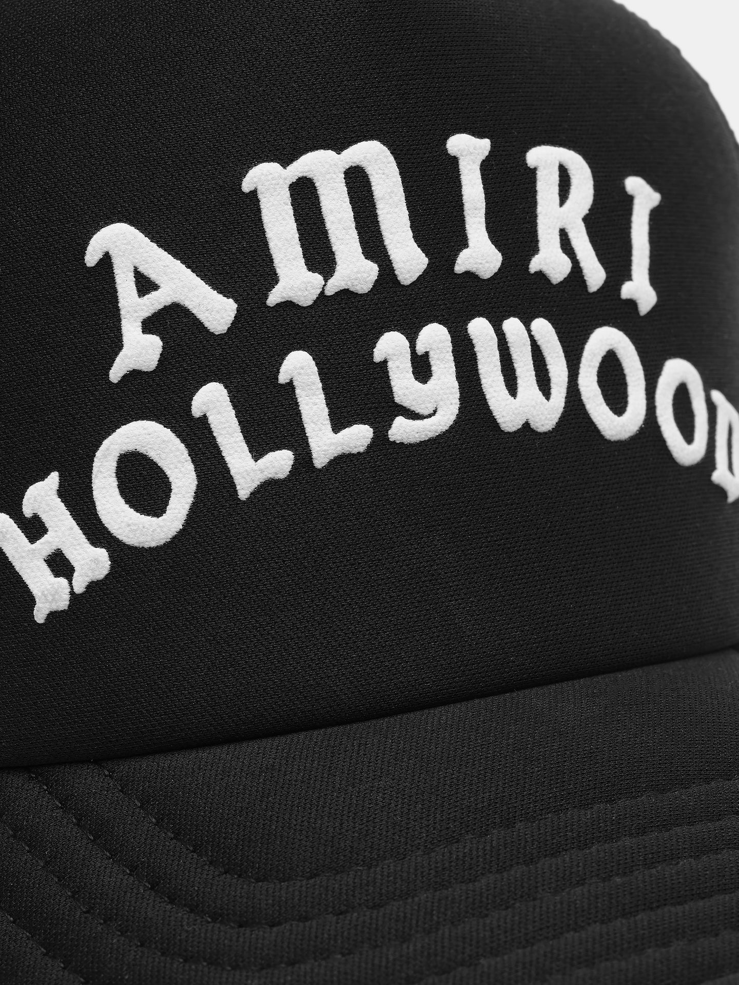 AMIRI HOLLYWOOD TRUCKER HAT - Black Black - AMIRI
