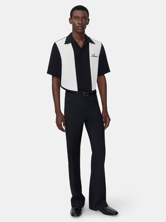 FLORAL COLLAR CAMP SHIRT - BLACK - AMIRI