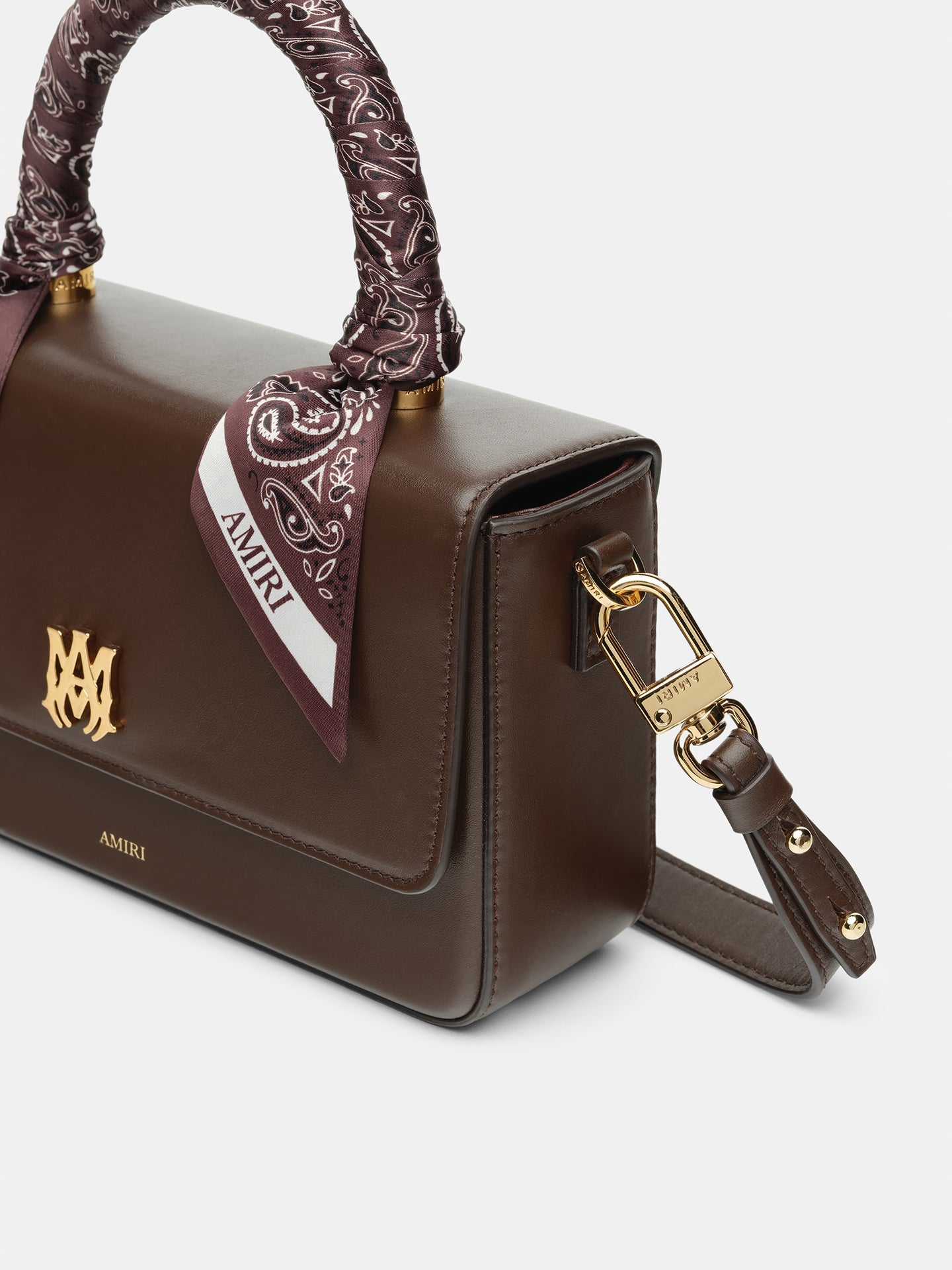 WOMEN - WOMEN'S MICRO LONG MA BAG - Chocolate - AMIRI
