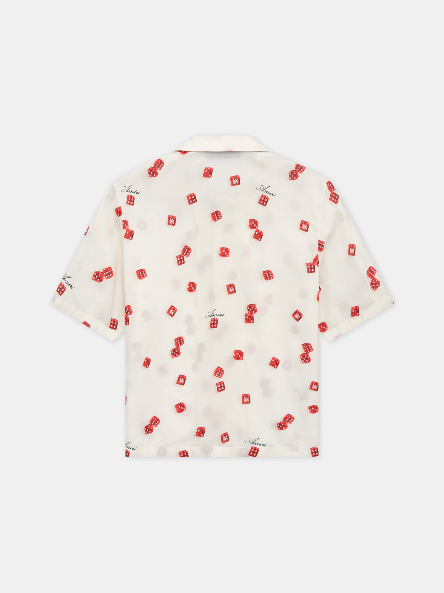 AMIRI DICE BOWLING SHIRT - Alabaster