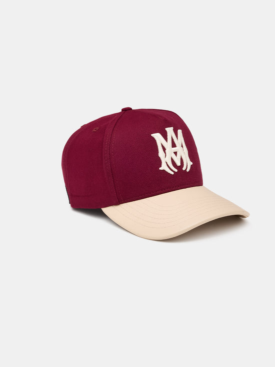 TWO TONE CANVAS HAT - WINE - AMIRI