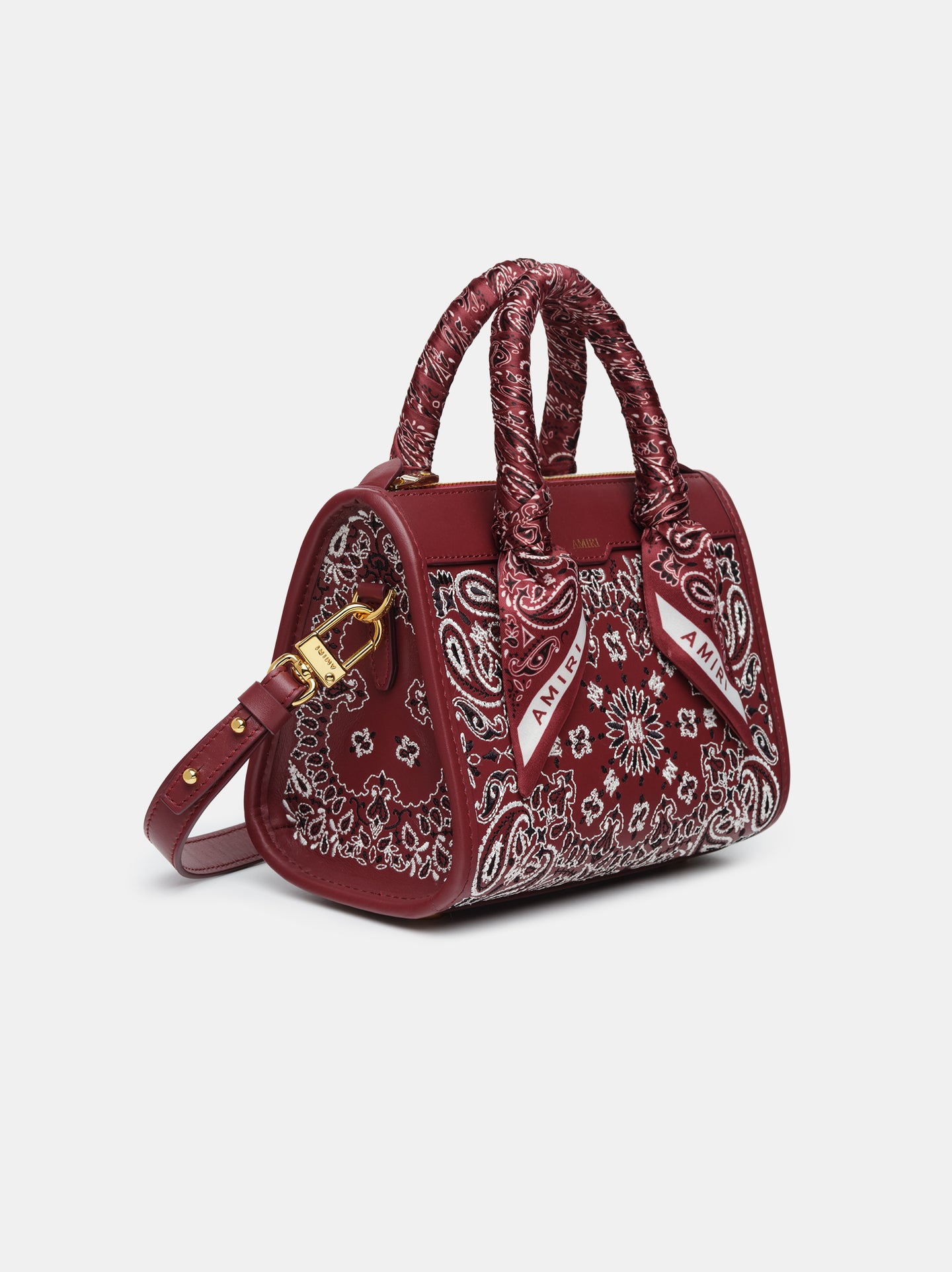 WOMEN - WOMEN'S BANDANA MICRO TRIANGLE BAG - Deep Red