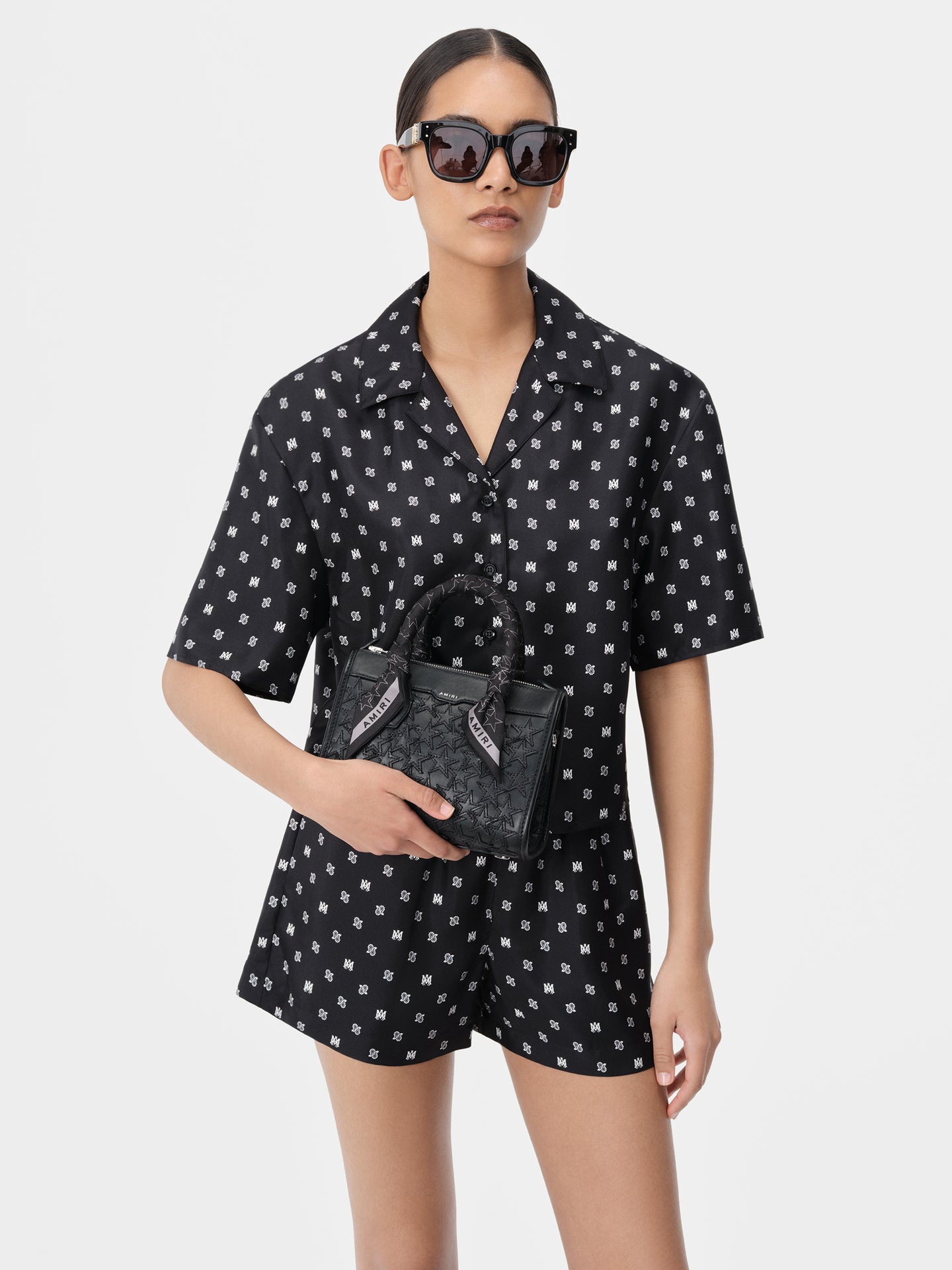 WOMEN - WOMEN'S STARS MICRO TRIANGLE BAG - Black - AMIRI