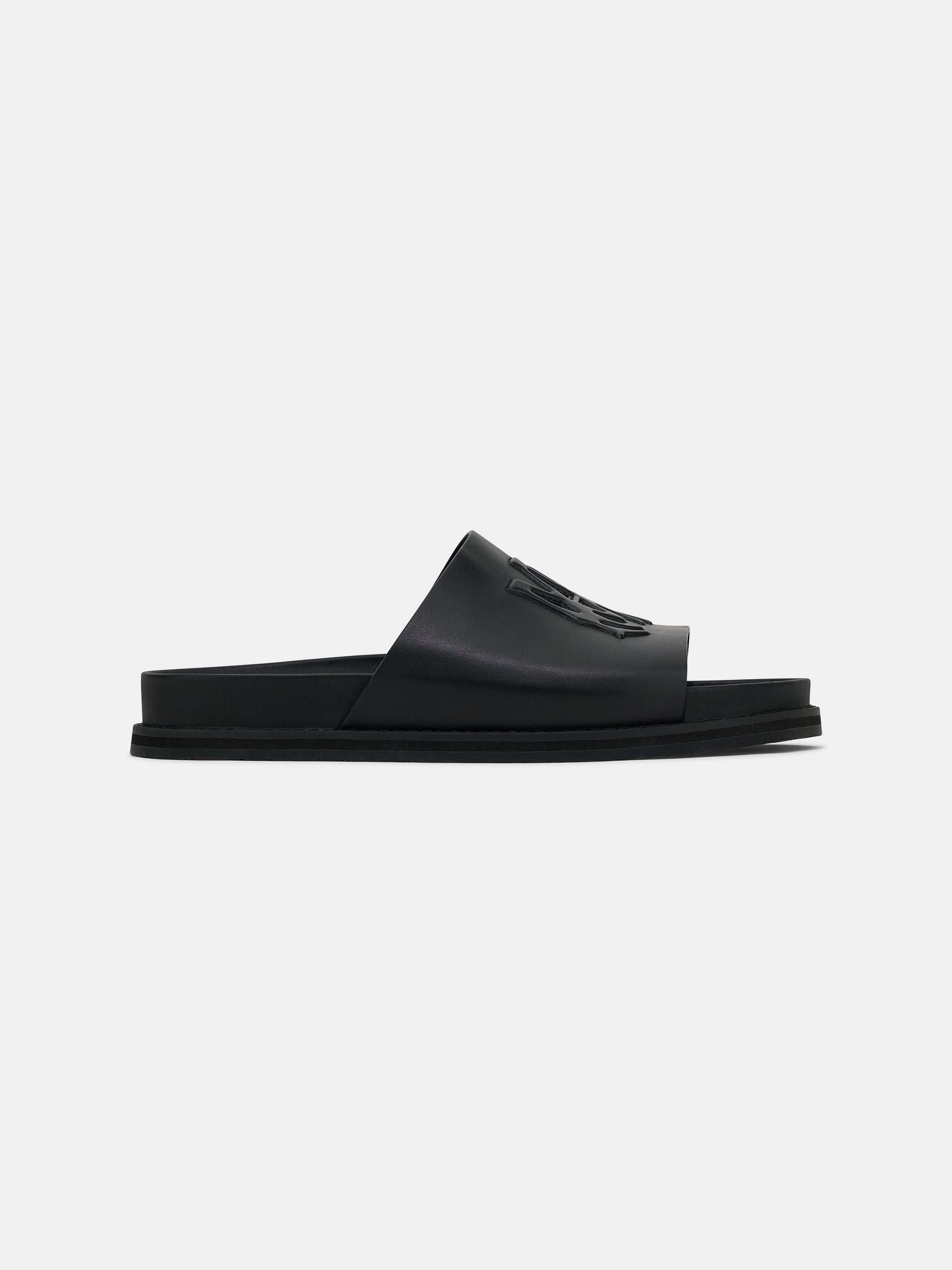 Product MA LEATHER SANDAL - Black featured image
