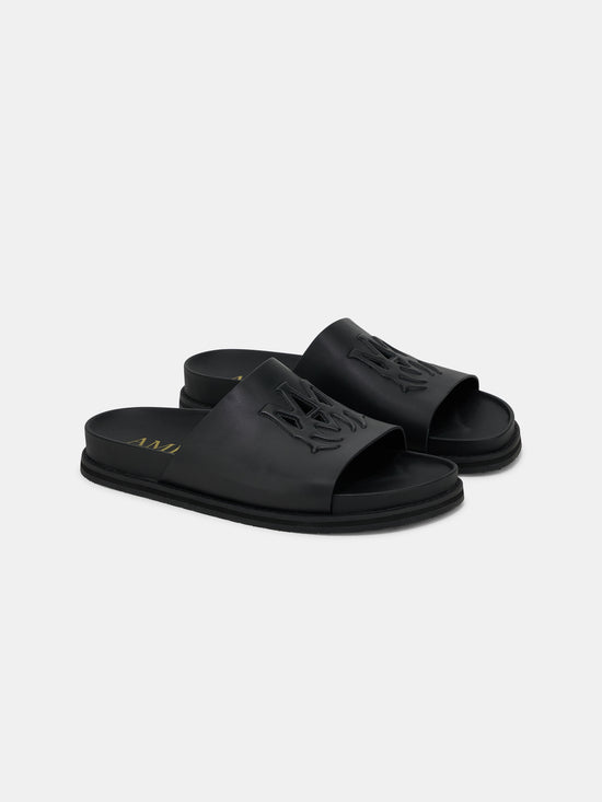 MA LEATHER SANDAL - Black