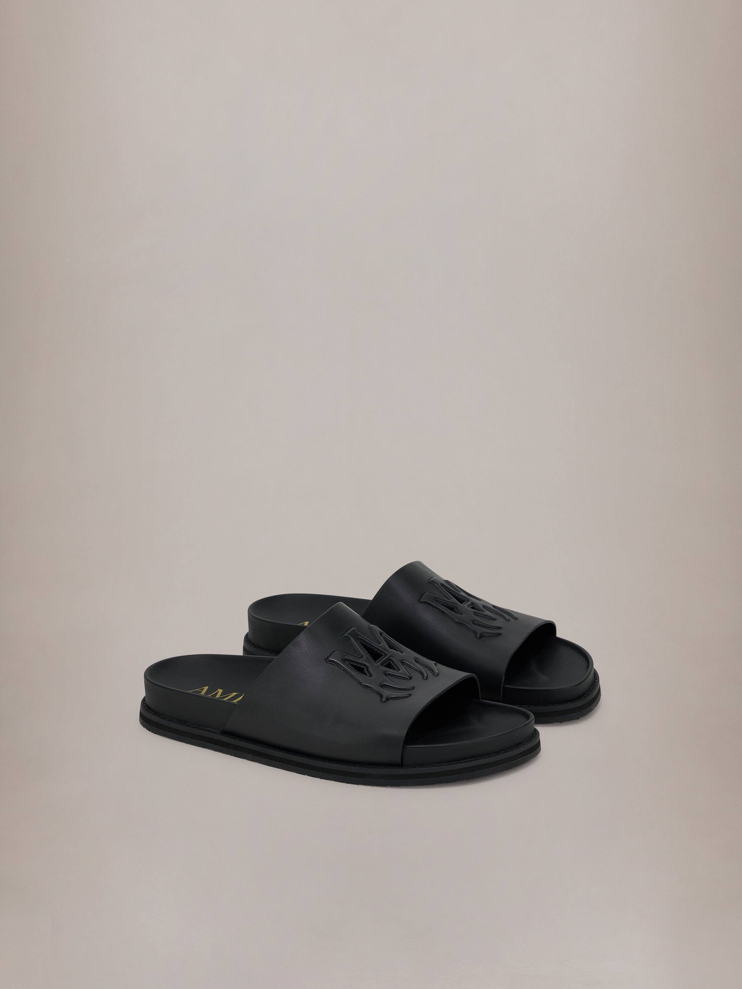 MA LEATHER SANDAL - Black – AMIRI