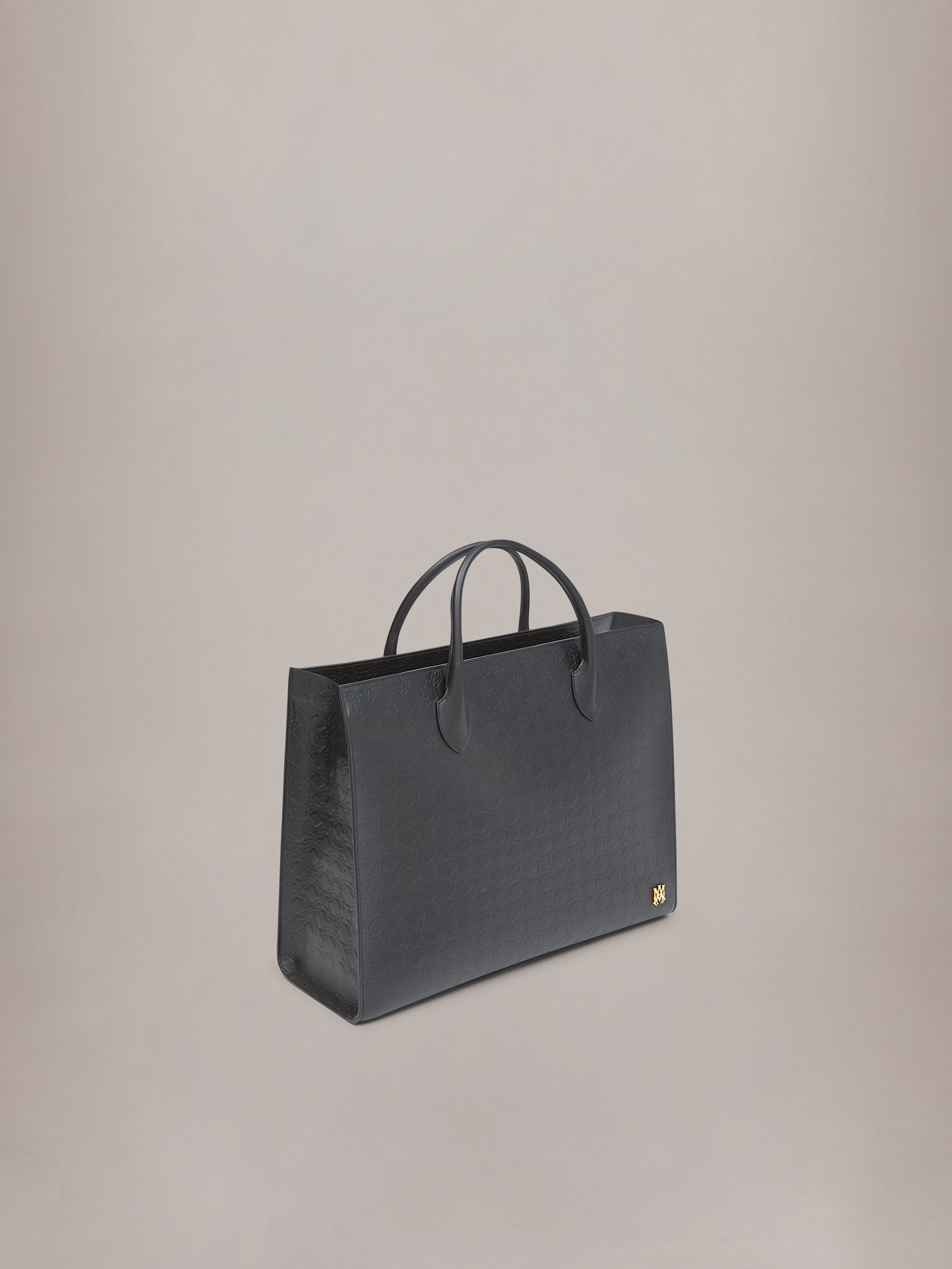 MA QUAD LEATHER SMALL TOTE - Black – AMIRI