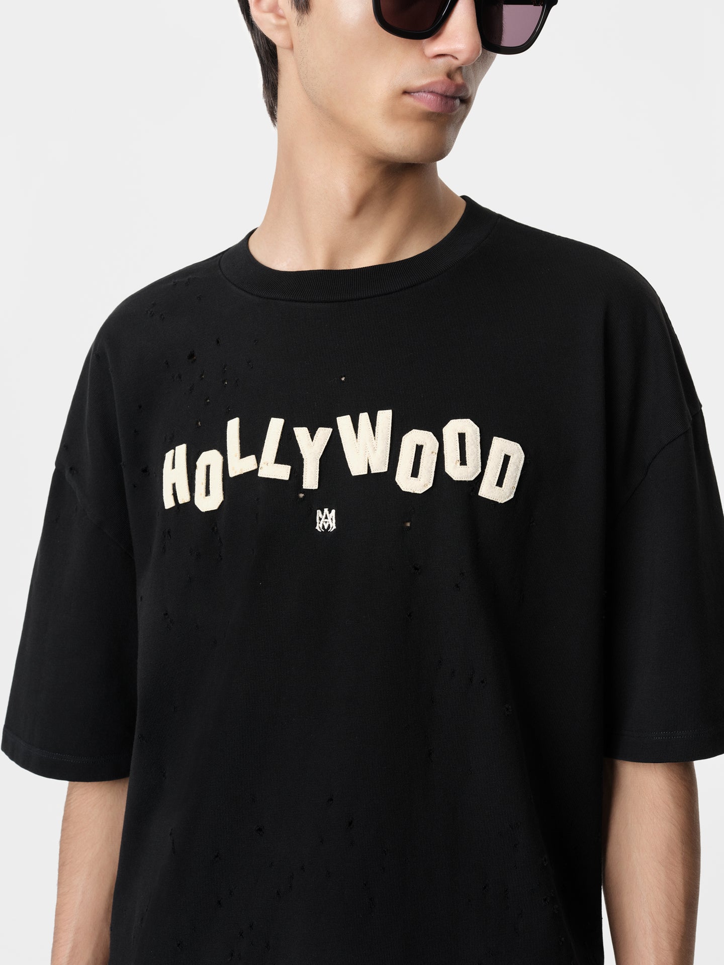 HOLLYWOOD SHOTGUN OVERSIZED TEE - Black