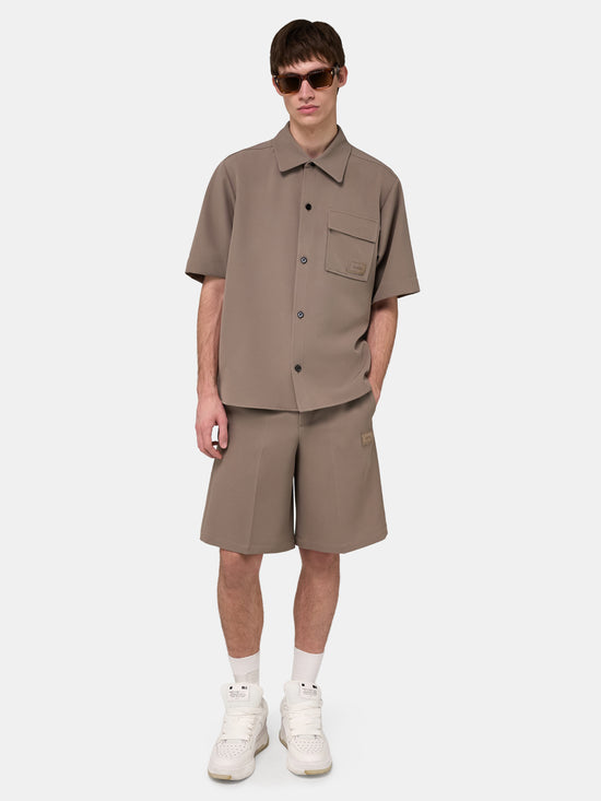 AMIRI PATCH CADY TRACK SHORT - Dark Sand - AMIRI