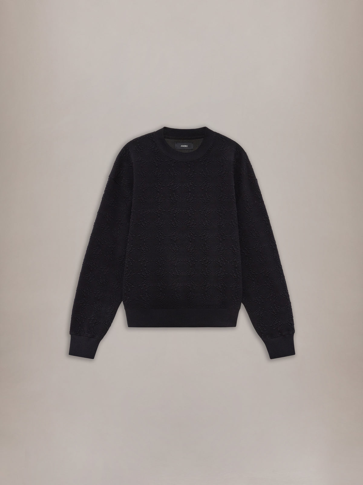 MA QUAD OVERSIZED CREW - Black - AMIRI