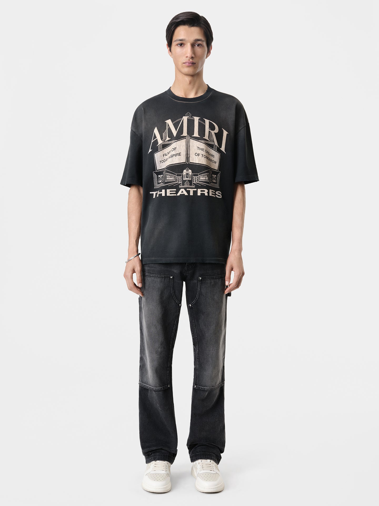 AMIRI THEATRES OVERSIZED TEE - Black