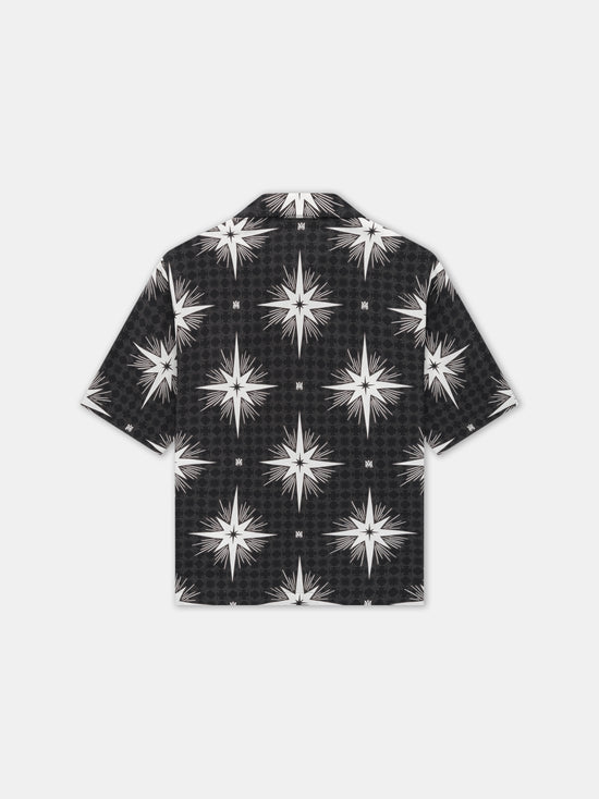 STARBURST CAMP SHIRT - Black