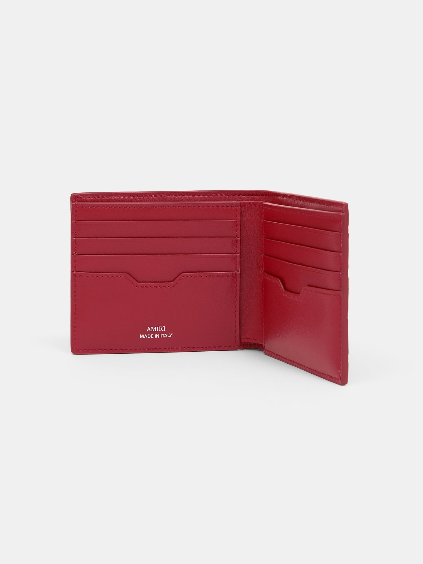 MA QUAD LEATHER BIFOLD - Red Rose - AMIRI