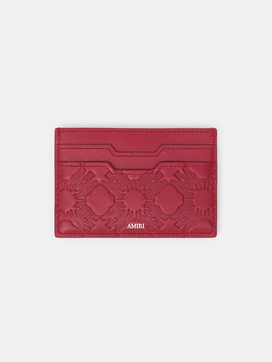 MA QUAD LEATHER CARD HOLDER - Red Rose - AMIRI