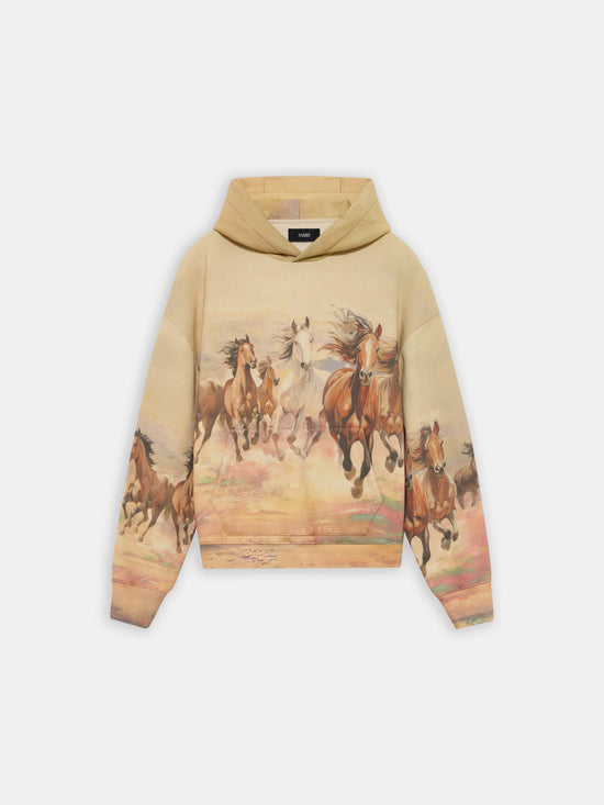 HORSES OVERSIZED HOODIE - Multi - AMIRI