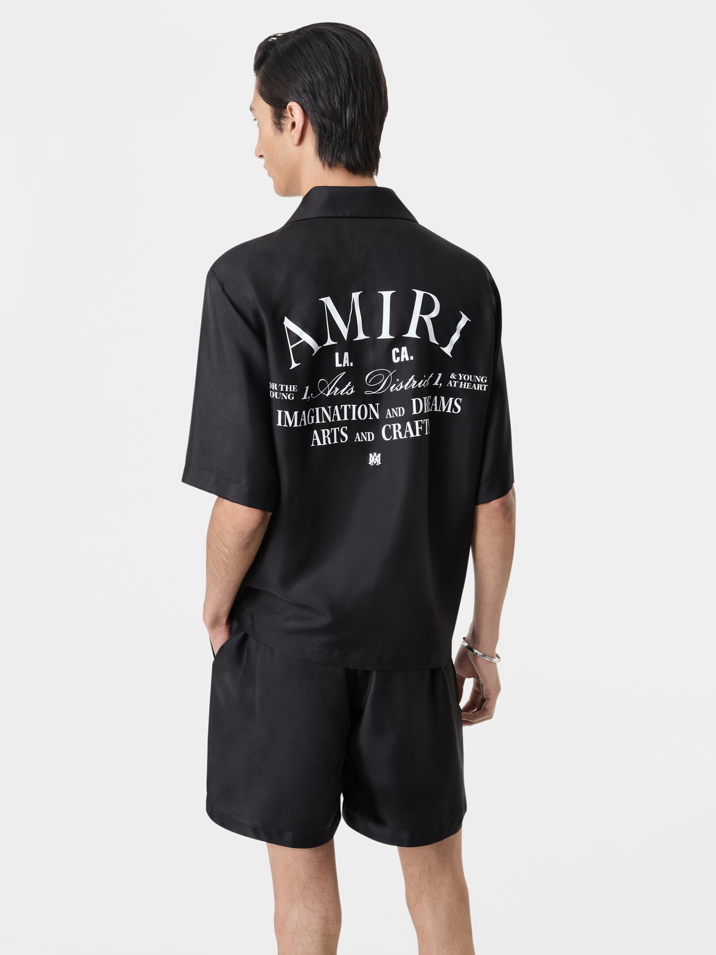 ARTS DISTRICT BOWLING SHIRT - Black