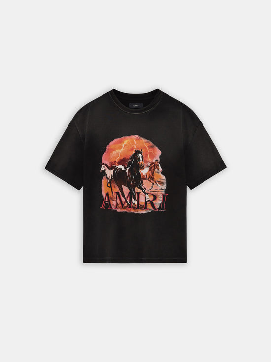 PLAINS OVERSIZED TEE - Black - AMIRI