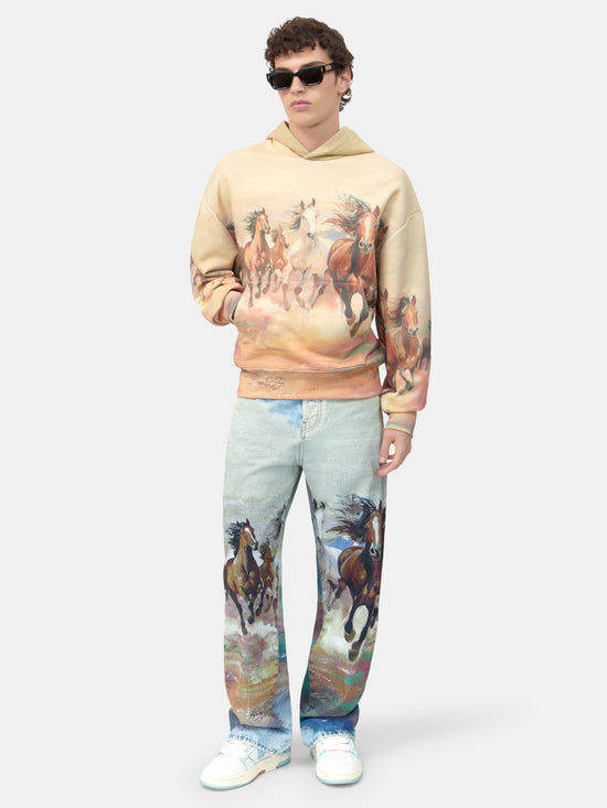 HORSES BAGGY JEAN - Cloud Blue - AMIRI