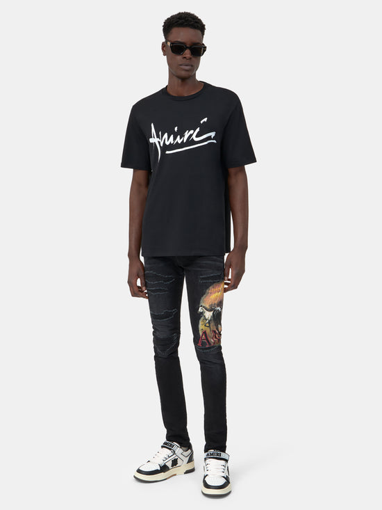 HORSE SKINNY JEAN - Vintage Black - AMIRI
