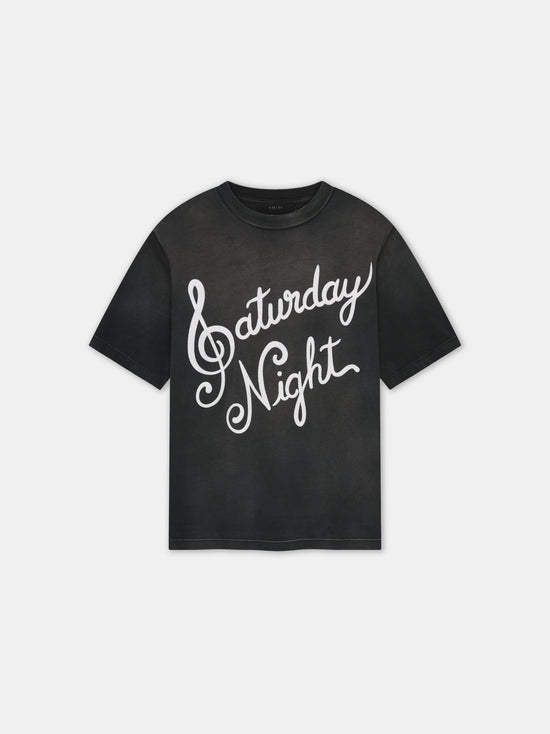 SATURDAY NIGHT TEE - Black