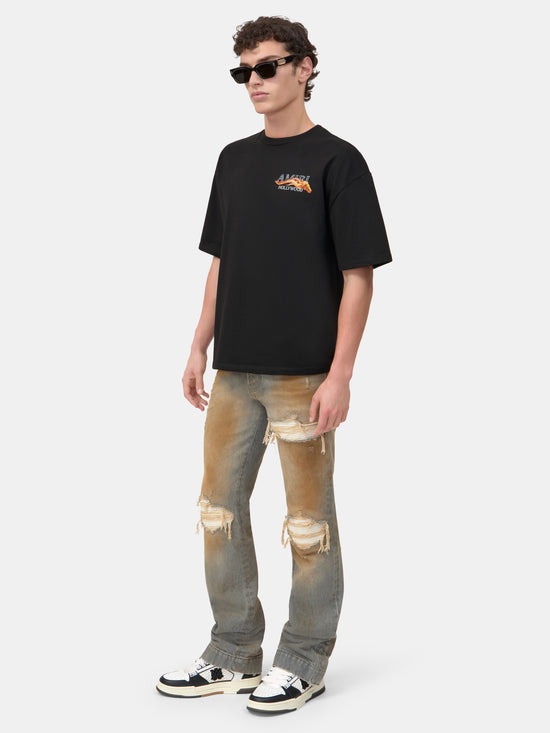 AMIRI HOLLYWOOD HORSE OVERSIZED TEE - Black - AMIRI