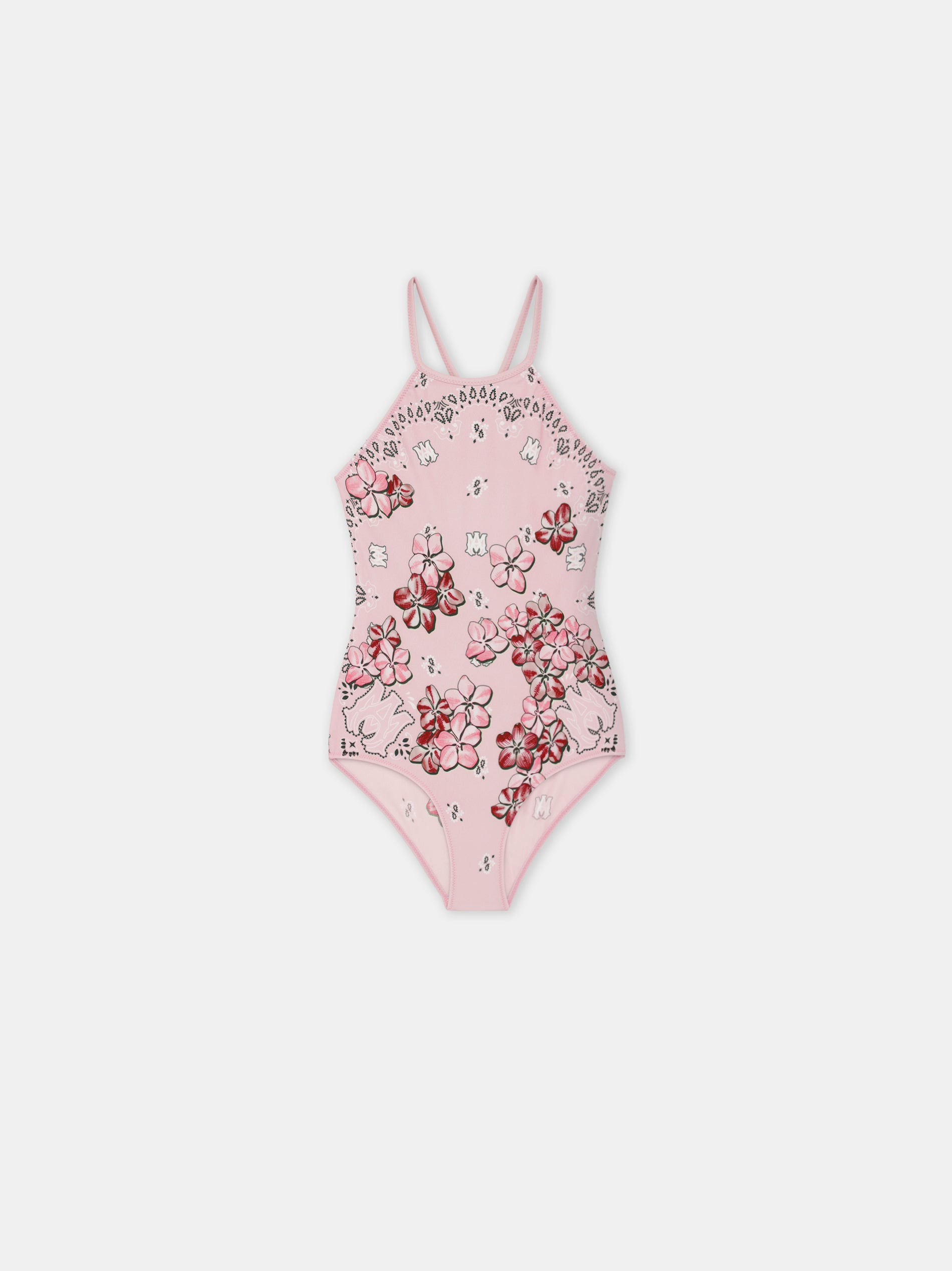 Product KIDS - KIDS' BANDANA FLORAL ONE-PIECE - Rosewater featured image