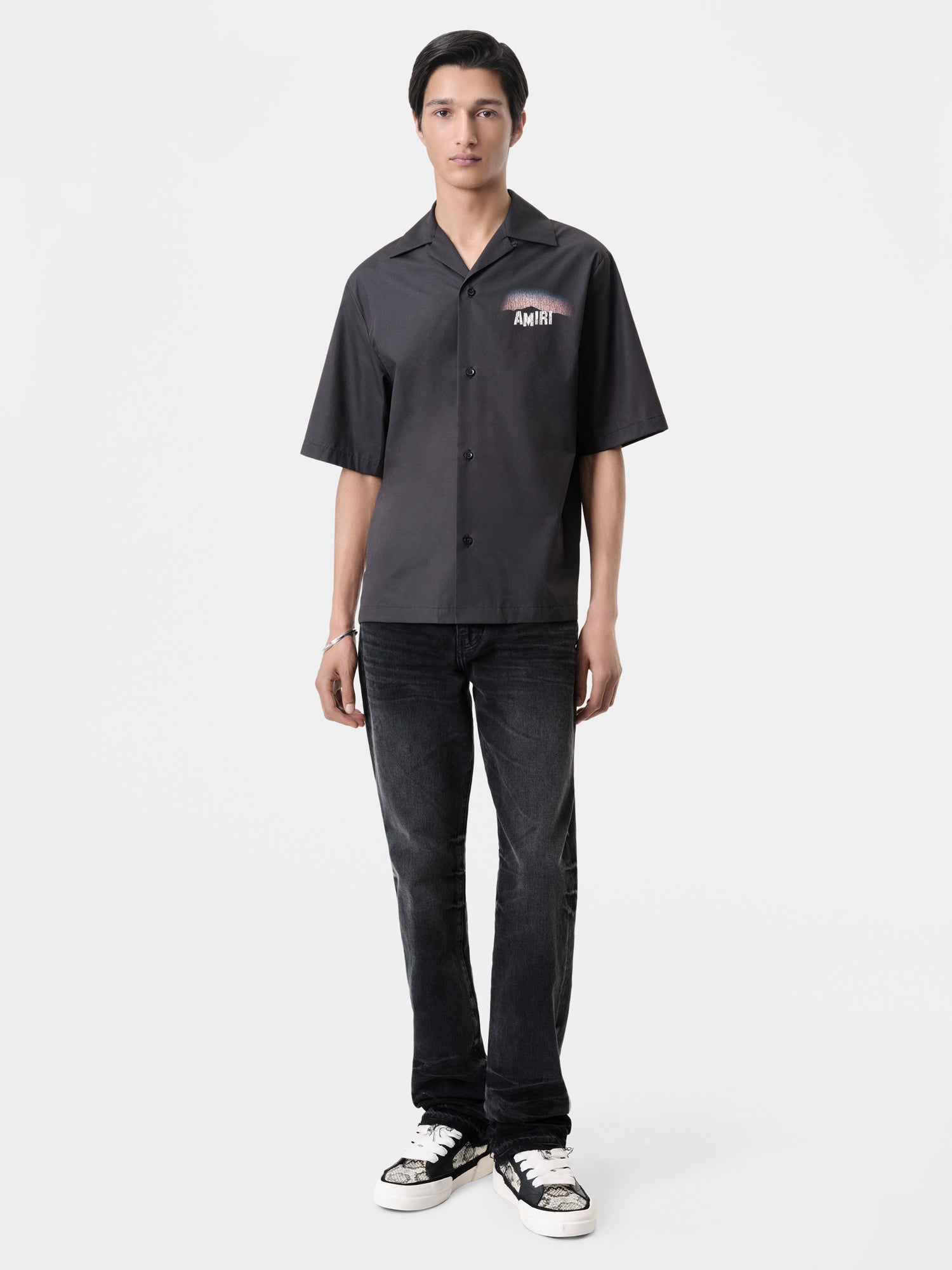 Product HOLLYWOOD LIGHTS CAMP SHIRT - Black featured image