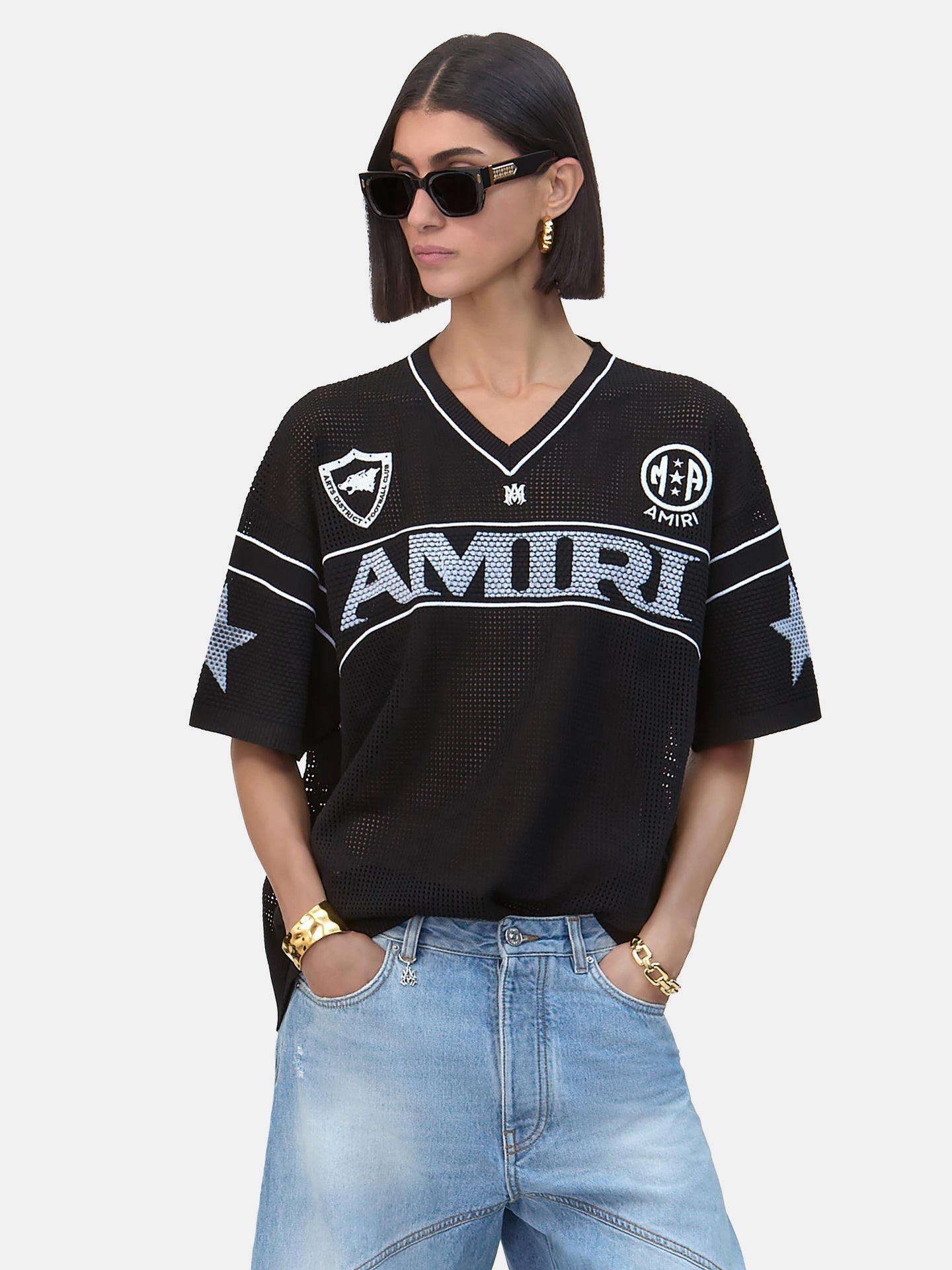 WOMEN - WOMEN'S AMIRI SPORT TEE - Black - AMIRI